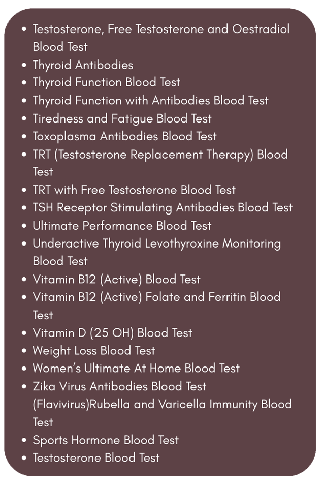 Private blood test clinic
